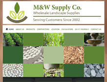 Tablet Screenshot of mw-supply.com